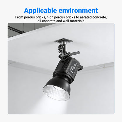NEEWER Fotografia Foto Estudio Video Wall Ceiling Soporte 5/8" Espiga | Con 1/4" Rosca