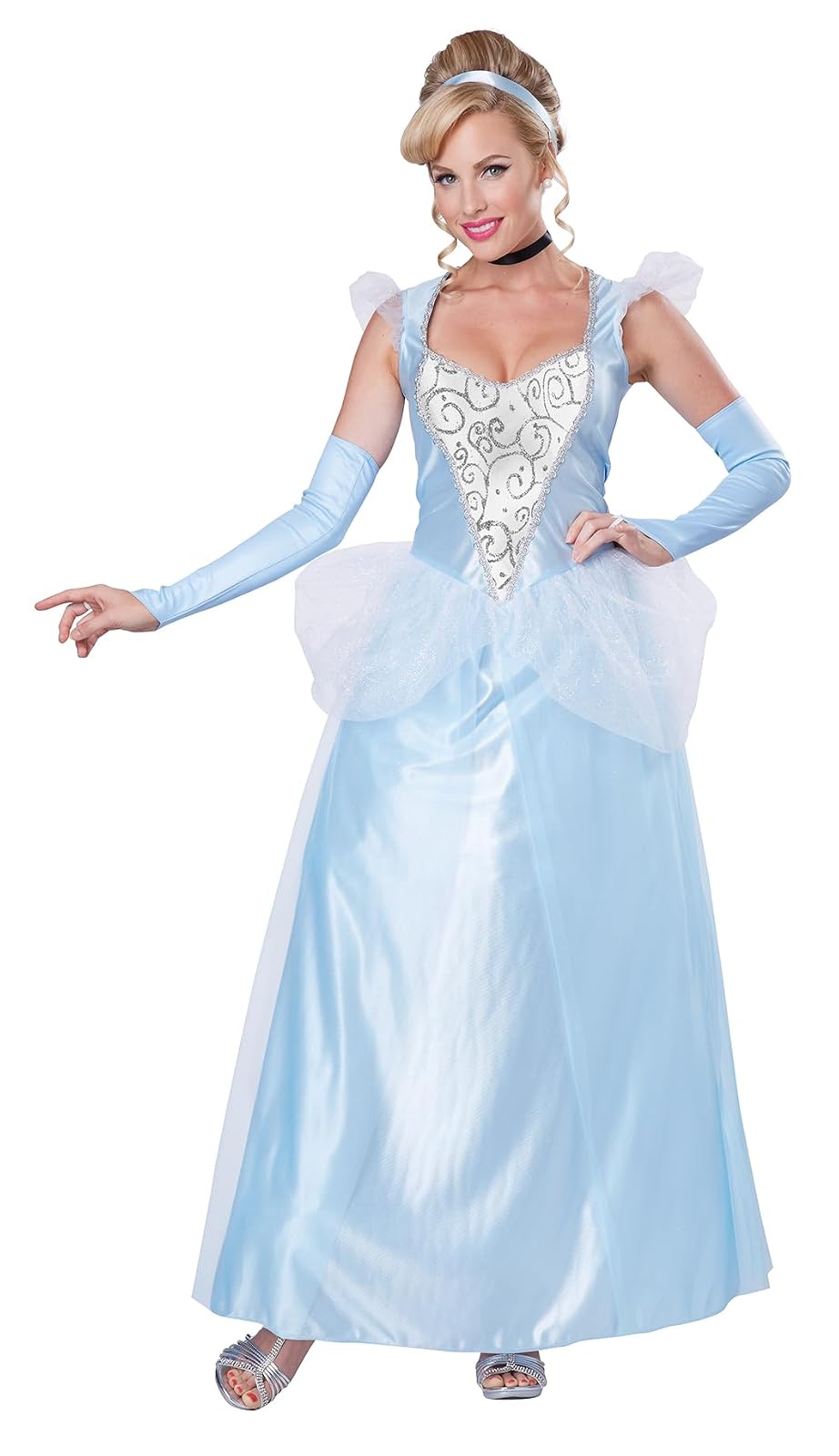 California Costumes Cenicienta clásica Disfraz de tamaño adulto mujeres