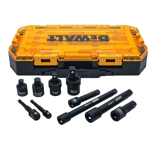 DeWalt Juego de llaves de impacto, 23 piezas, 3/8 pulgadas métricas/SAE
