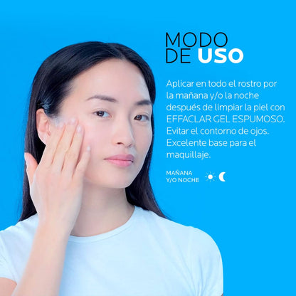 La Roche-Posay Effaclar Mat, Crema Facial Matificante para Piel Grasa, Hidrata y Reduce el Sebo, Combate el Brillo, Controla Oleosidad y Disminuye Poros, 40 ml