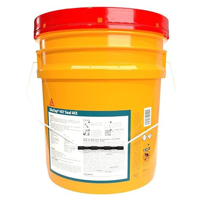SIKA - SikaTop 107 Seal MX, Blanco, Mortero cementicio semiflexible para la impermeabilización y protección del concreto, Cubeta 16,3kg