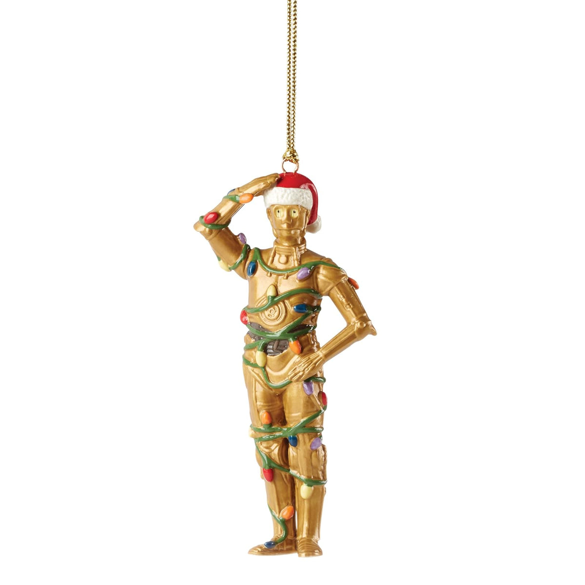 Lenox 894898 Star Wars C-3PO Ornamento, Navidad