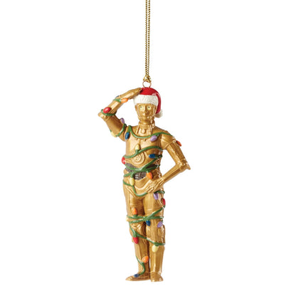 Lenox 894898 Star Wars C-3PO Ornamento, Navidad