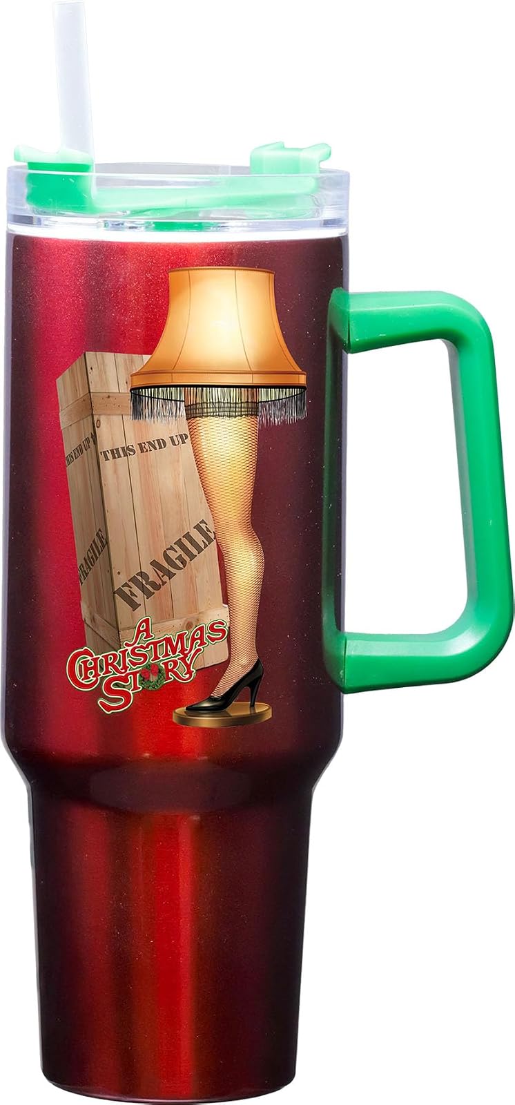 Spoontiques Taza de Viaje Superman Legacy Acero Inoxidable 40 oz - Lámpara De Pierna - 40 Ounces (1182.9ml)