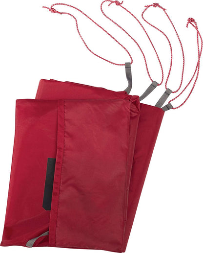 MSR - Lona Universal para 6 Personas, tamaño Grande, 117 x 97 Pulgadas, Color Rojo