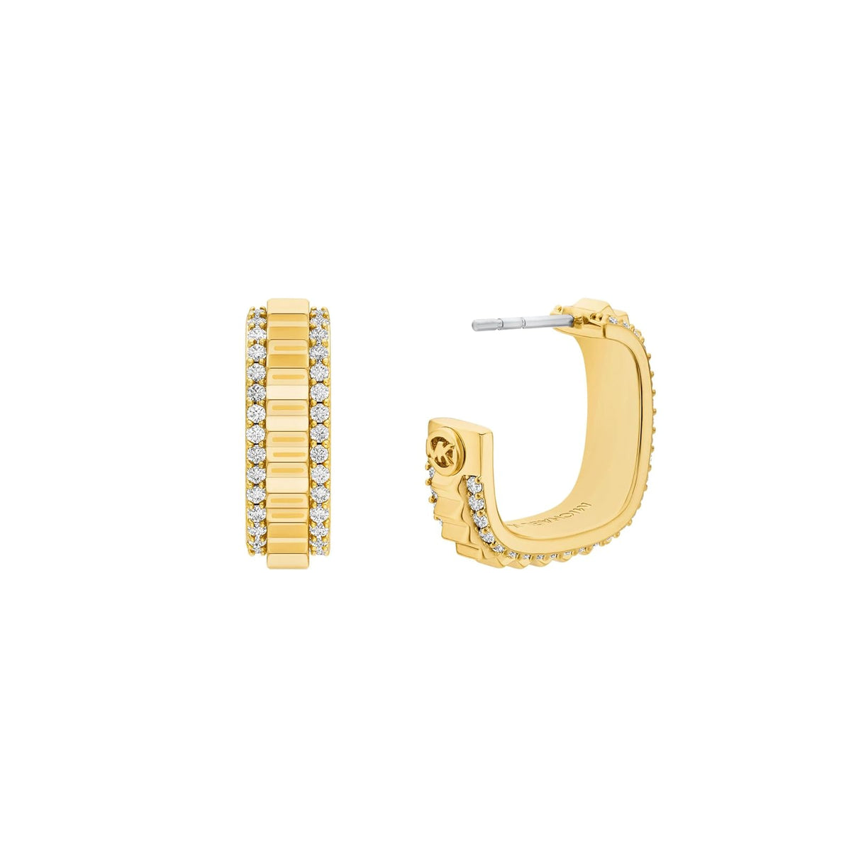 Aretes de aro pequeños Lexington de Michael Kors para mujer, MKJ8613710