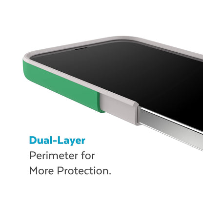 Speck - Funda para iPhone 15 Plus y 14 Plus, Funda Delgada para teléfono con protección contra caídas, Resistente a los arañazos y Tacto Suave para iPhone de 6.7 Pulgadas, Funda de Doble Capa, Color