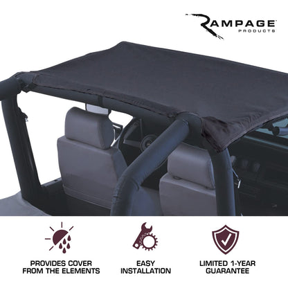 Rampage - Toldo para Parte Superior, Suave, para Automóvil, Spice