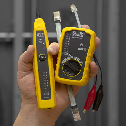 Klein Tools VDV770-855 - Cables de repuesto para Klein Tools Tono y Sonda Cable Tracer Kit Cat. No. VDV500-705, cables con clips de cocodrilo y RJ45, RJ11, RJ12
