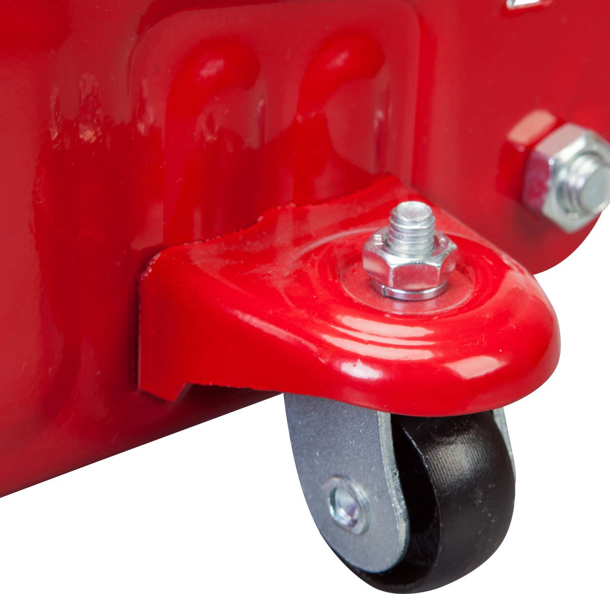 Big Red T820014S Torin - Gato hidráulico de Servicio de Carretilla/Piso con Funda de Almacenamiento de Molde de soplado, Capacidad de 1.5 toneladas (3 Libras), Color Rojo