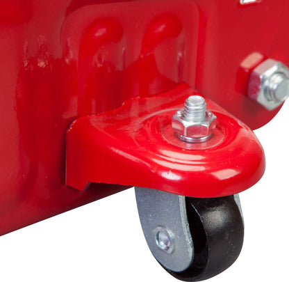 Big Red T820014S Torin - Gato hidráulico de Servicio de Carretilla/Piso con Funda de Almacenamiento de Molde de soplado, Capacidad de 1.5 toneladas (3 Libras), Color Rojo