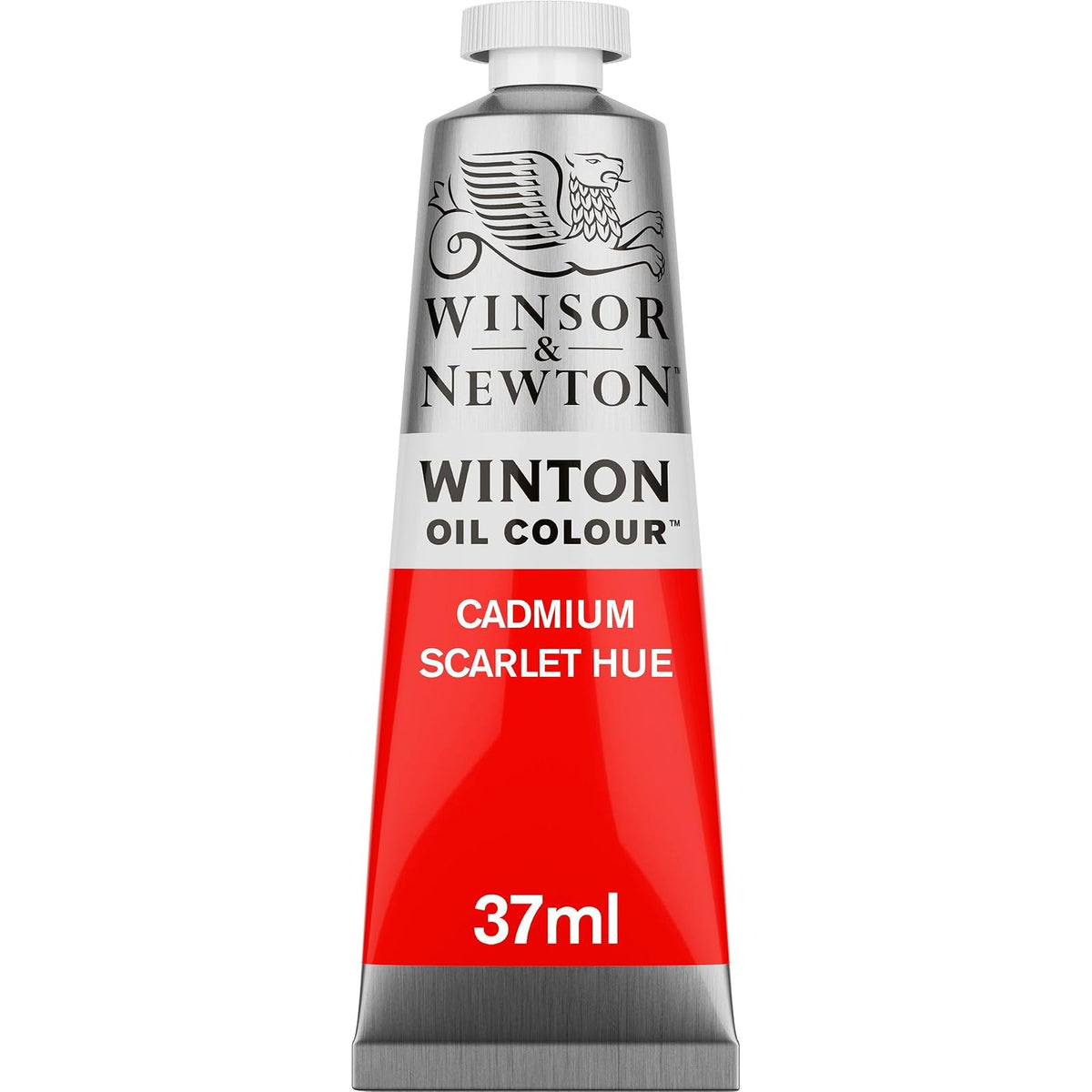 Winsor & Newton Winton Pintura al Óleo, Tubo de 37 ml, Dark Verdigris y Más Colores - Tono escarlata de cadmio