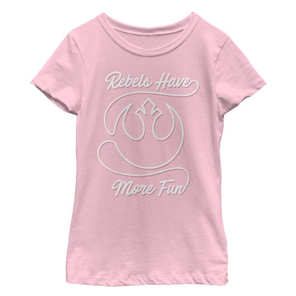 Star Wars Diversión rebelde Camiseta Niñas
