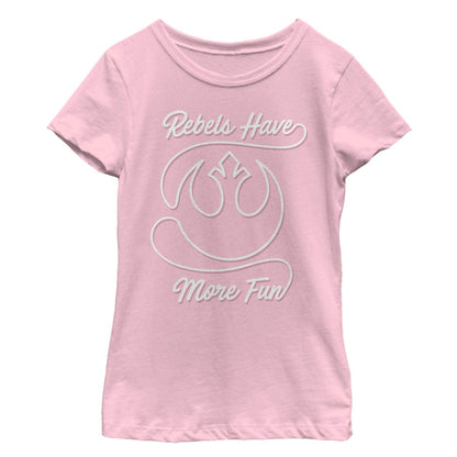 Star Wars Girls' Big - XS - Rosa claro