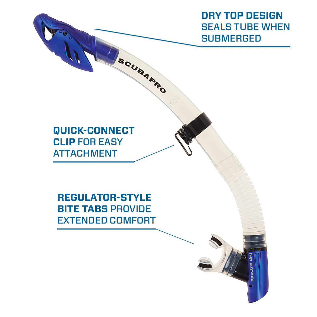 ScubaPro Spectra Dry Snorkel