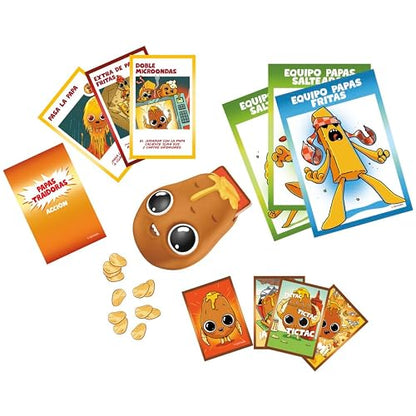 Hasbro Gaming Papas Traidoras Juego de Cartas, Juego dinámico con Rondas de 25 Minutos, para familias y Adultos, para 3 a 10 Jugadores, + 8 años