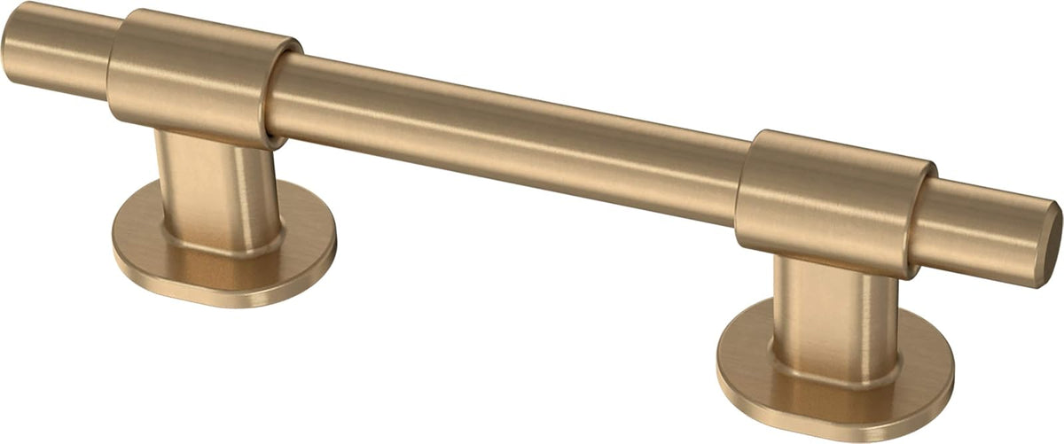 Franklin Brass Adjusta-Pull Tiradores Ajustables para Gabinete, Paquete de 5 - 1-3 - 8" to 4" (35mm - 102mm) - Oro