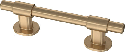 Franklin Brass Adjusta-Pull Tiradores Ajustables para Gabinete, Paquete de 5 - 1-3 - 8" to 4" (35mm - 102mm) - Oro