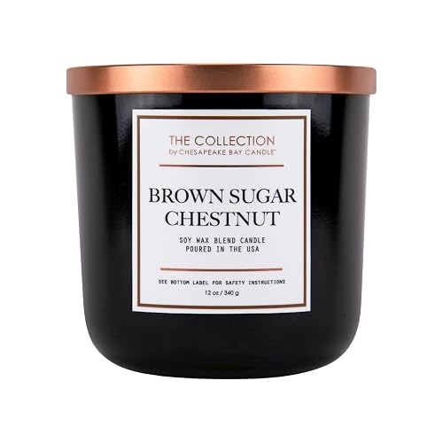 Chesapeake Bay Candle Core Collection - Vela aromática de dos mechas, cachemira Pl, Castaño Azúcar café, Two-Wick Scented Candle, 1