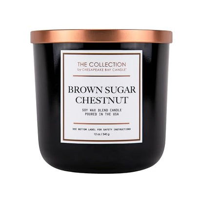 Chesapeake Bay Candle Core Collection - Vela aromática de dos mechas, cachemira Pl, Castaño Azúcar café, Two-Wick Scented Candle, 1