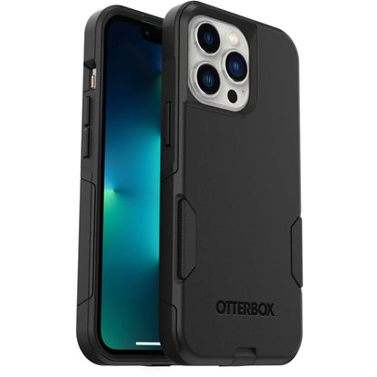 OtterBox Funda Commuter Series para iPhone 13 Pro, Delgada y Resistente - NEGRO - COMMUTER - Sólido