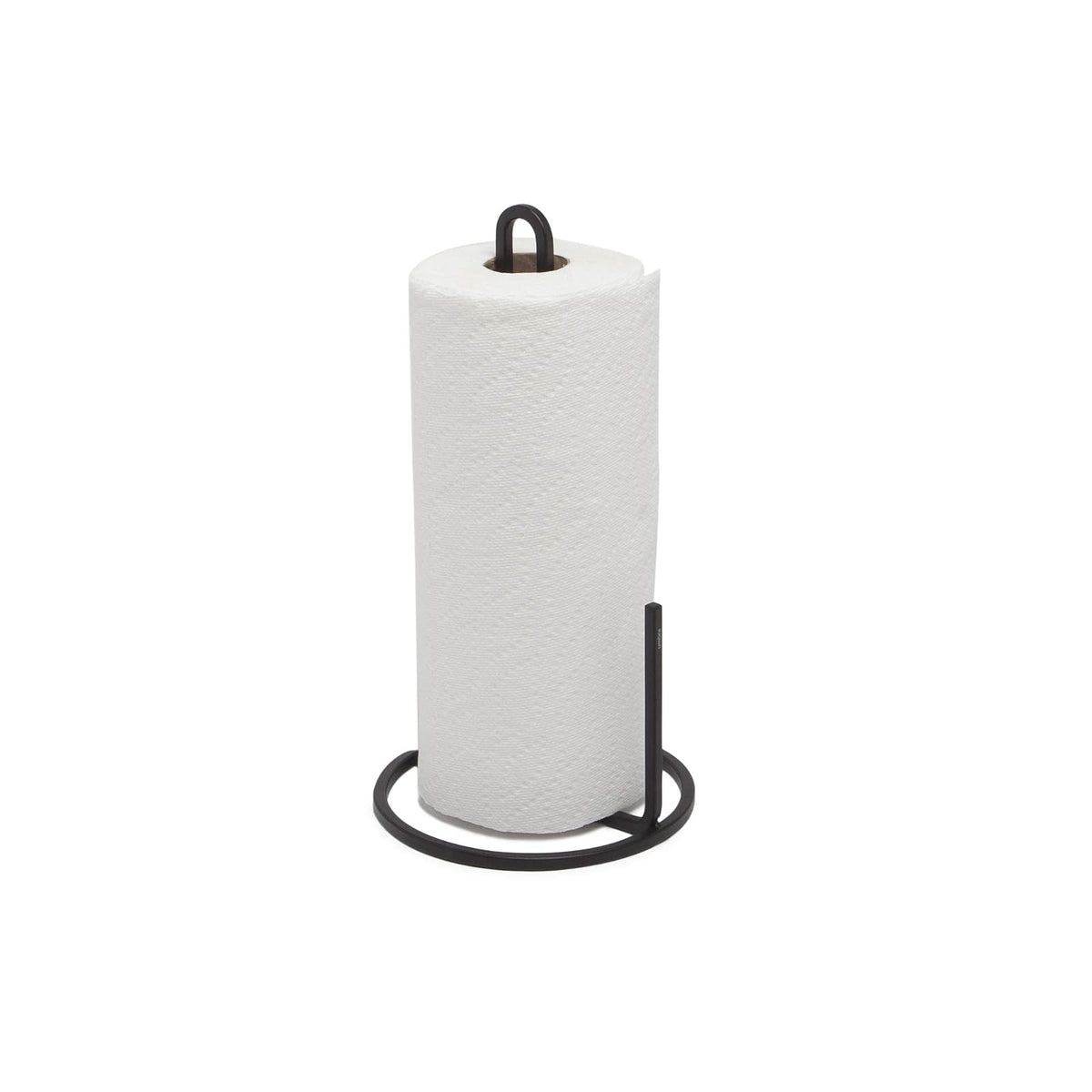Umbra Squire Servilletero de Metal, Negro - Toallero de papel para encimera