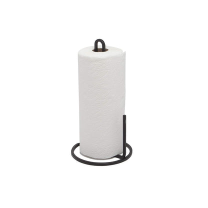 Umbra Squire Servilletero de Metal, Negro - Toallero de papel para encimera