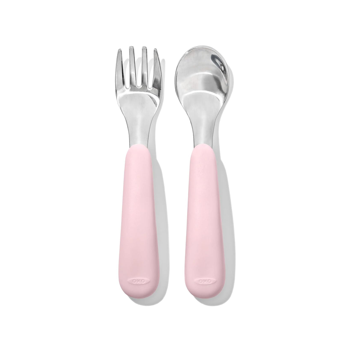 OXO Tot On-The-Go Juego de tenedor y cuchara - Flor