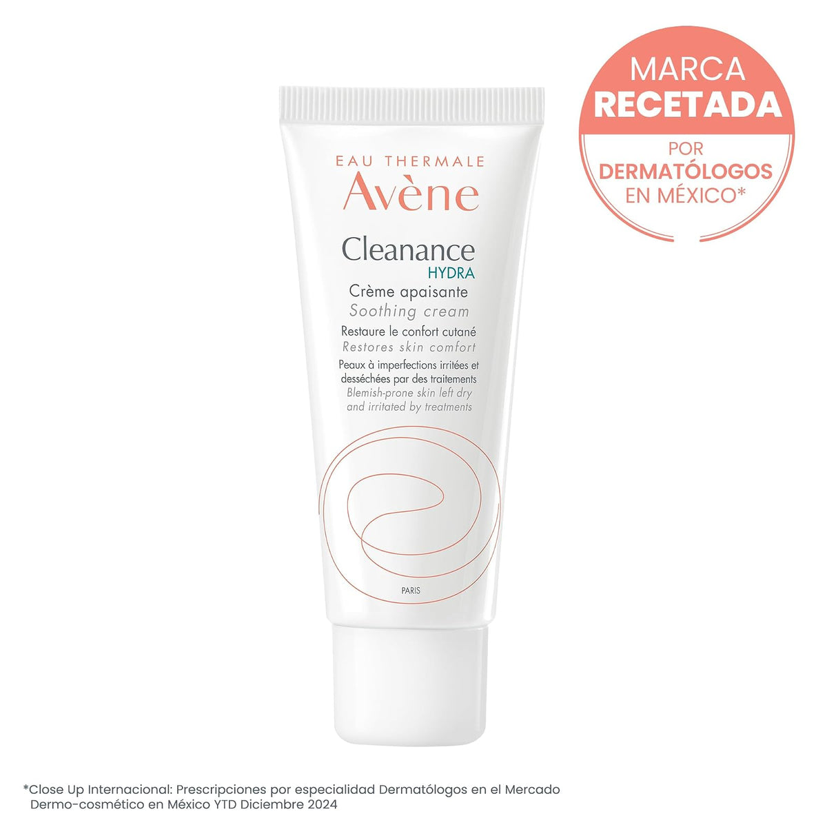 Avene Cleanance Hydra Crema Hidratante Facial para Piel Grasa, 40ml
