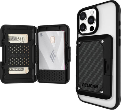 Pelican Cartera Magnética para iPhone 14 Pro Max, 14 Pro, 13 Pro Max, 13 Pro y 12 Pro Max - Negro