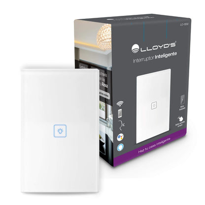 Lloyd's Interruptor Inteligente WiFi de Pared Compatible con Alexa