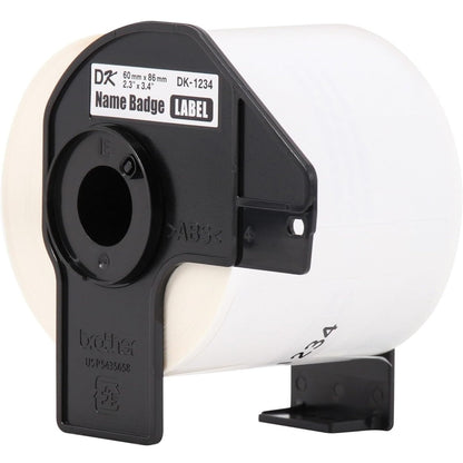 Brother DK-12343PK - Etiquetas de papel troqueladas, 60 mm x 86 mm, 260 etiquetas por rollo, (3) rollos por caja