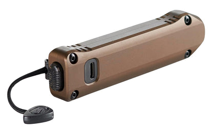 Streamlight 88813 Wedge 50-500 Lumenes Linterna Led Recargable, Lampara de Mano Coyote, Luz Led Blanca, Incluye cable USB-C & cordon