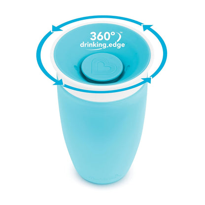 Munchkin Miracle 360 Sippy Cup, Blue/Purple, 10 Ounce, 2 Count
