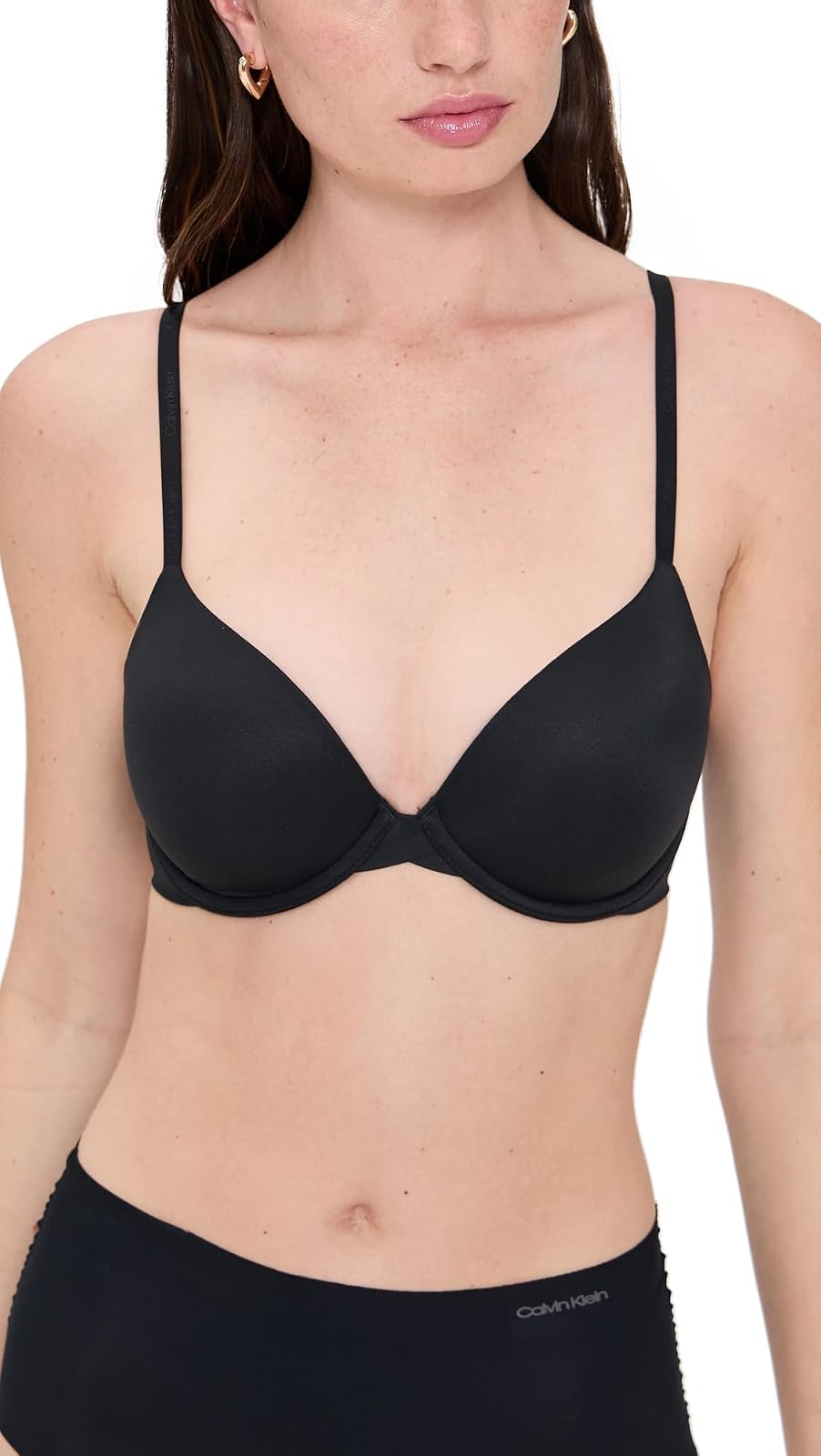 Calvin Klein Brasier con Aros Cobertura Completa Mujer - Negro - - 30D
