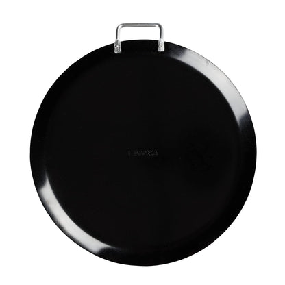 Vasconia - Comal Redondo de Aluminio con Antiadherente de Alto Rendimiento - 30 cm - Negro