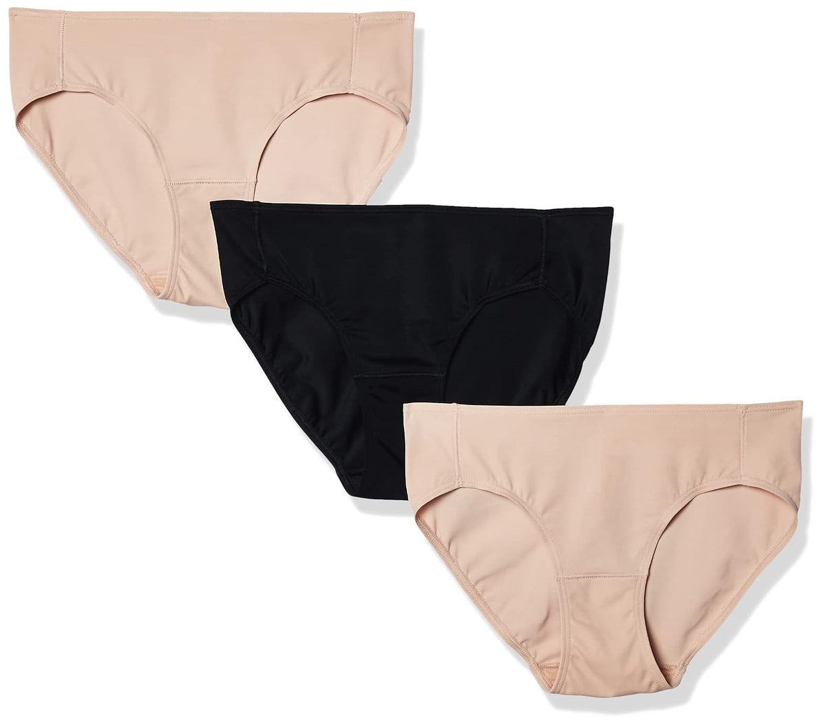 Hanes Panty Extrasoft Corte Hípster, Paquete de 3 piezas