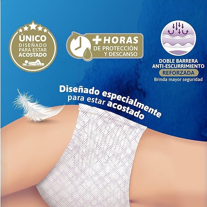 TENA Pants Nocturno Talla L, Ropa interior desechable, 60 piezas