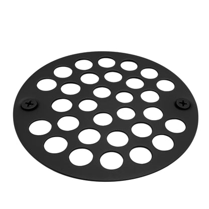 Westbrass A3192-62 - Colador de Ducha de latón OD de 4 Pulgadas, Color Negro Mate