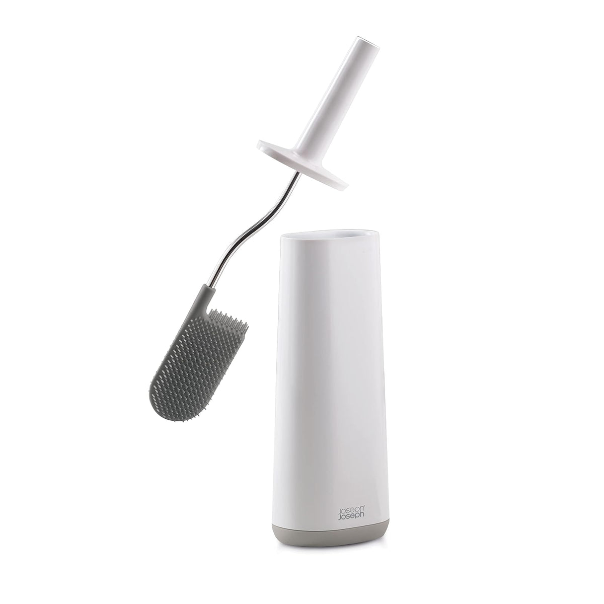Joseph Joseph Escobilla de Inodoro con Soporte Delgado Flexible antigoteo, es_US: Cepillo de Inodoro con Soporte Delgado Flexible antigoteo