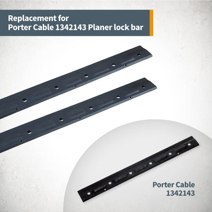 POWERTEC 71382 - Placa de bloqueo de cuchillo para cepilladora de 12-1/2 pulgadas, 2 unidades