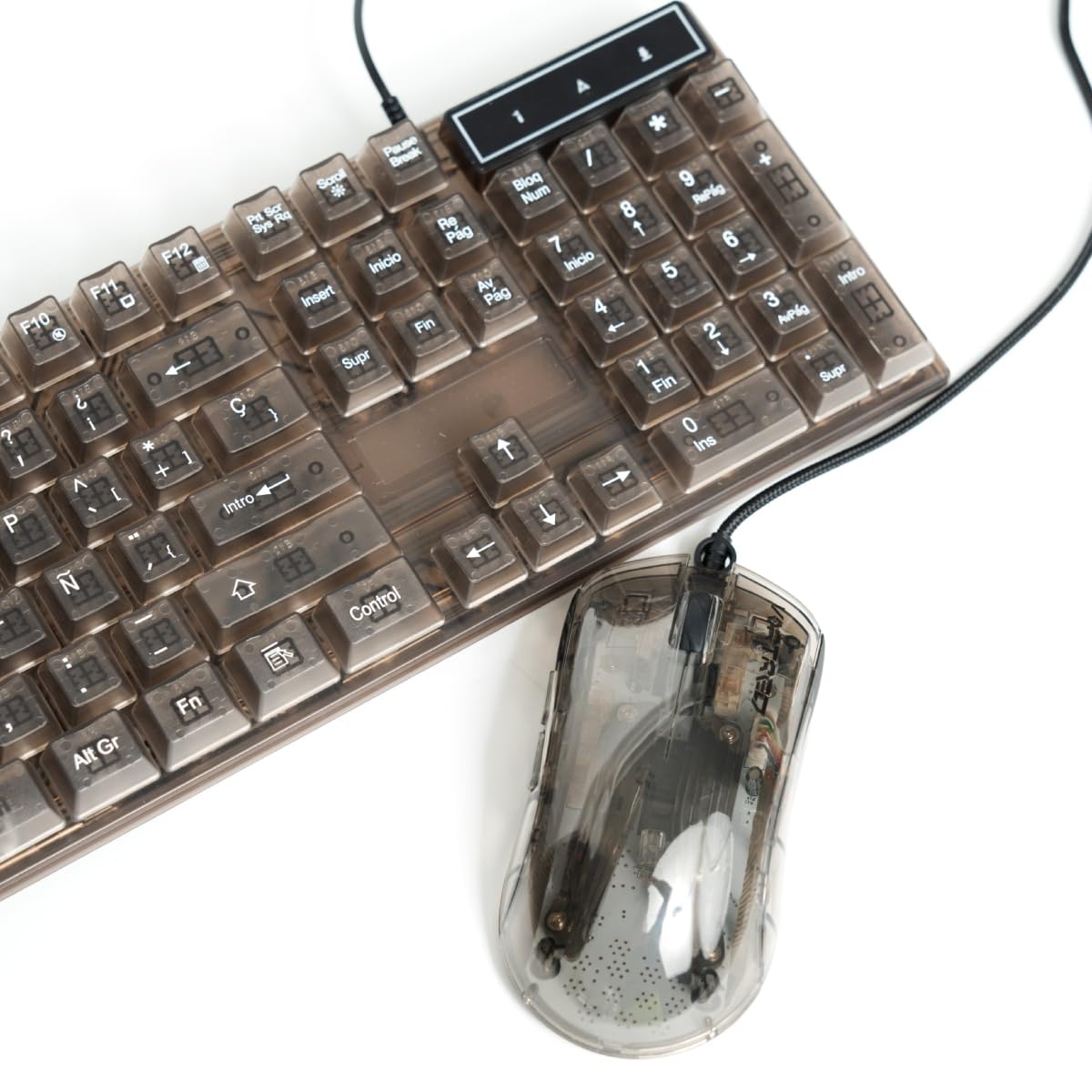 Perfect Choice Kit Mouse y Teclado Gamer Alámbrico iluminación RGB V-930723 Helumo VORTRED