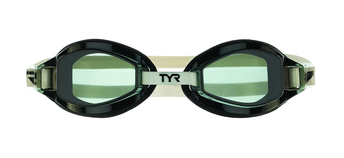 TYR Gafas de Seguridad Básico, Azul, Protección UV, Natación - talla única - Humo