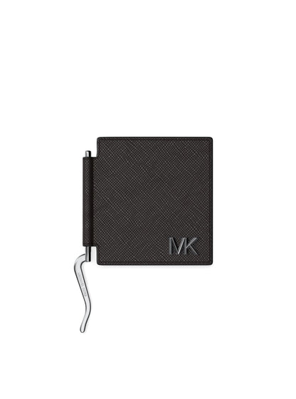 Michael Kors Edison - Funda plegable para tarjetas con clip para dinero, color - Una talla - Chocolate