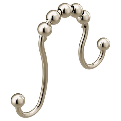 Moen SR2201NL Collection - Juego de 12 anillas para cortina de ducha (níquel pulido)