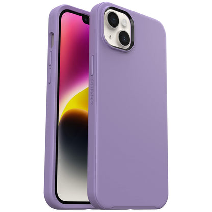 OtterBox SYMMETRY SERIES+ Antimicrobial Funda con MagSafe para iPhone 14 Plus - YOU LILAC IT (Morado)