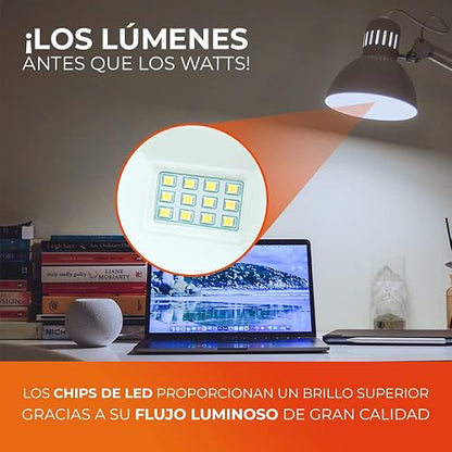 Tecnolite - Lámpara de Techo LED Forma Circular Majoris, Iluminación Interiores, Casa u Oficina, Tipo de Luz Neutra, Potencia 9 Watts, Flujo Luminoso 700 Lumens, Cor de luz Blanca Neutra