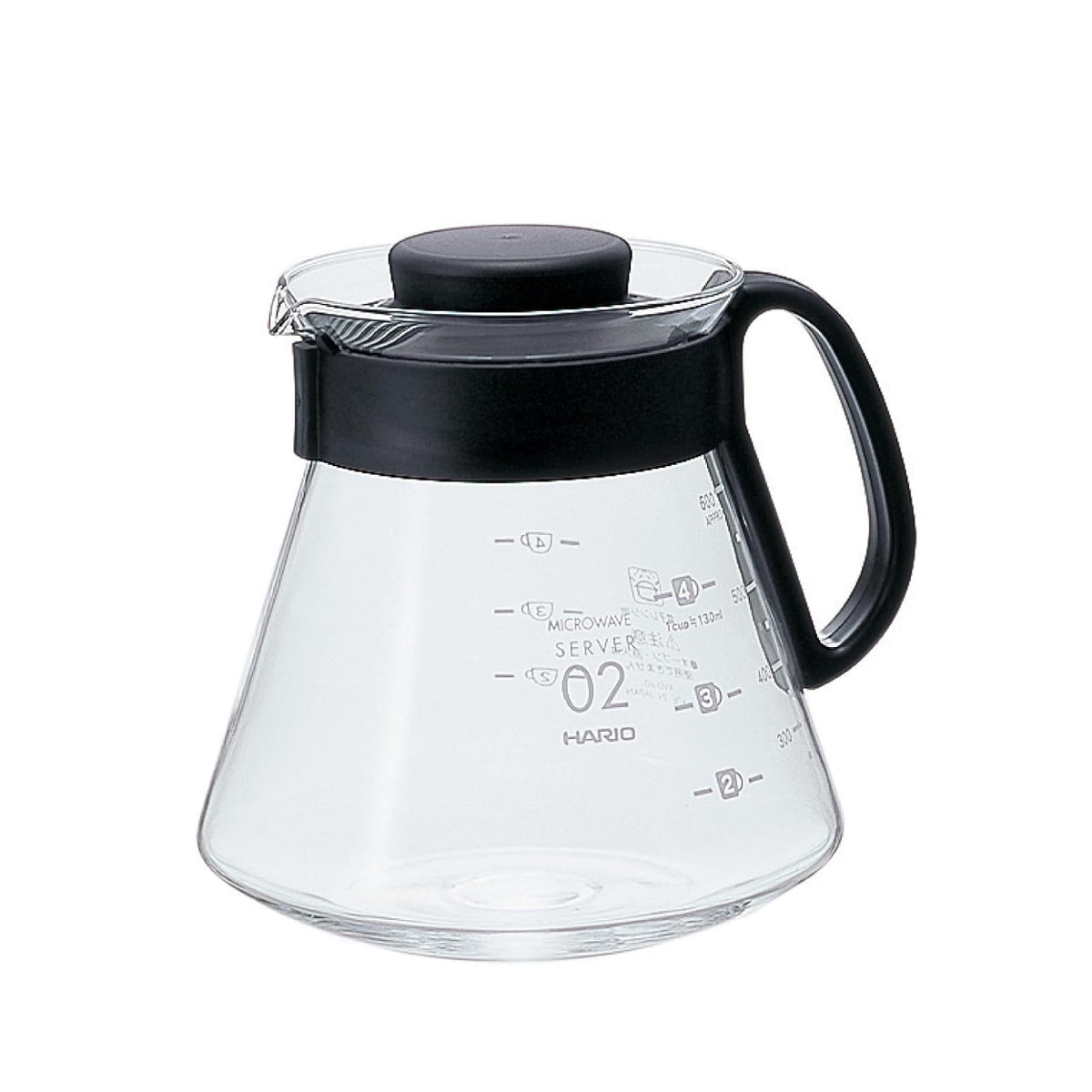Hario V60 Cafetera para Estufa, Negro - 600 ml