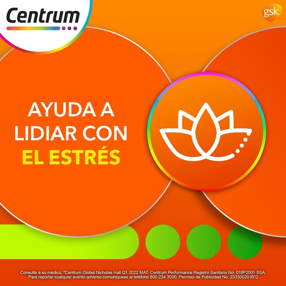Centrum Multivitamínico Performance con Magnesio, Vitamina C, Vitamina D y Zinc 100 Tabletas