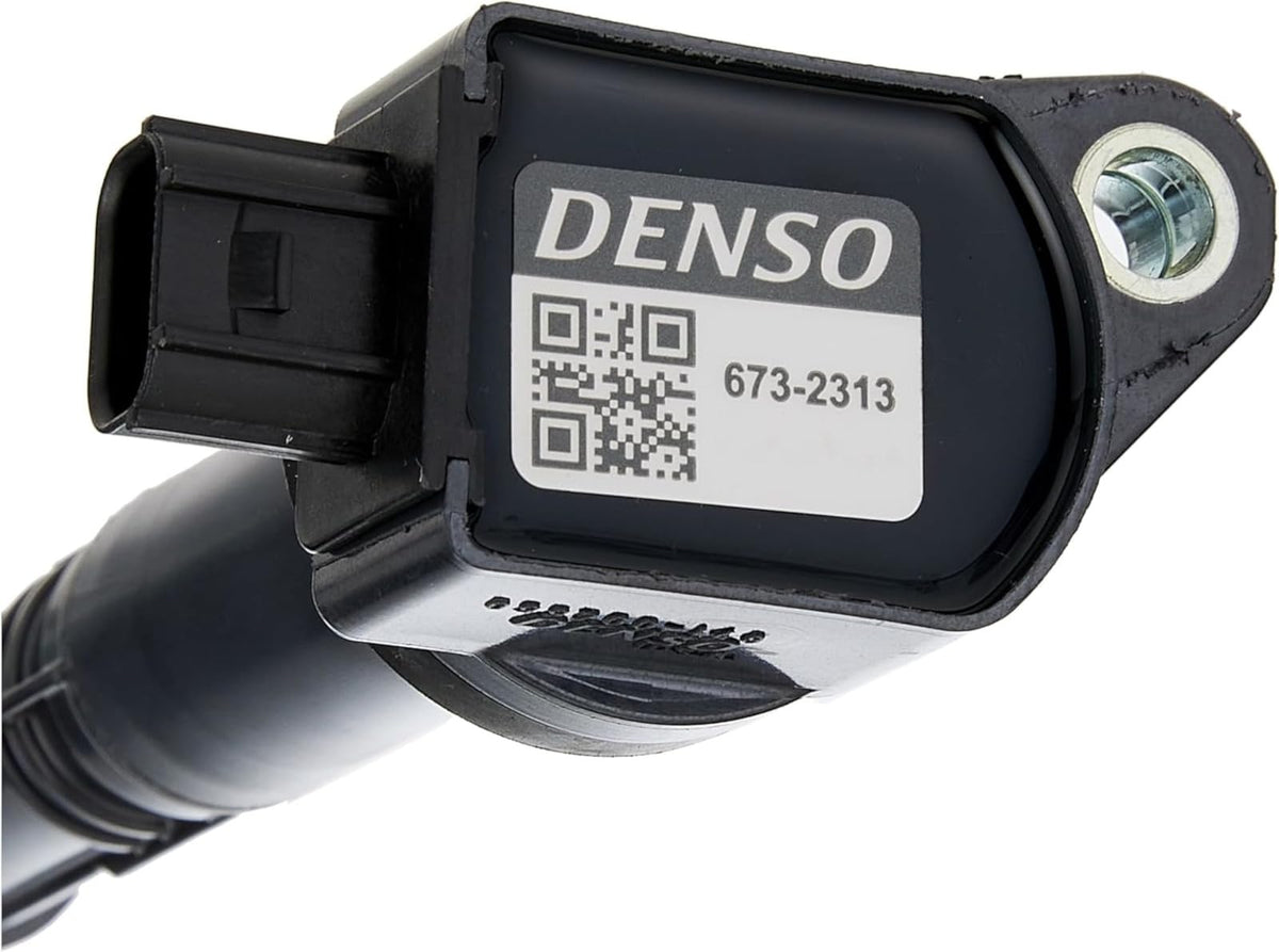 Denso 673-2313 Bobina de Encendido Directa Calidad OE | Sustituye a 30520-R40-007 GN10369 178-8478 48980 C-804 C1662 E1102 IC692 U5174 UF602 921-2149 5C1719. Paquete de bocinas de